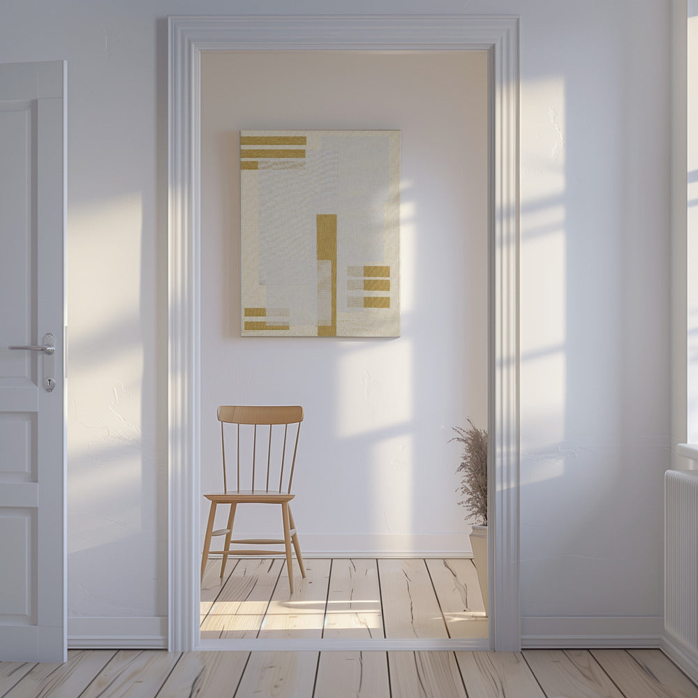 Golden Geometric Flow | Canvas