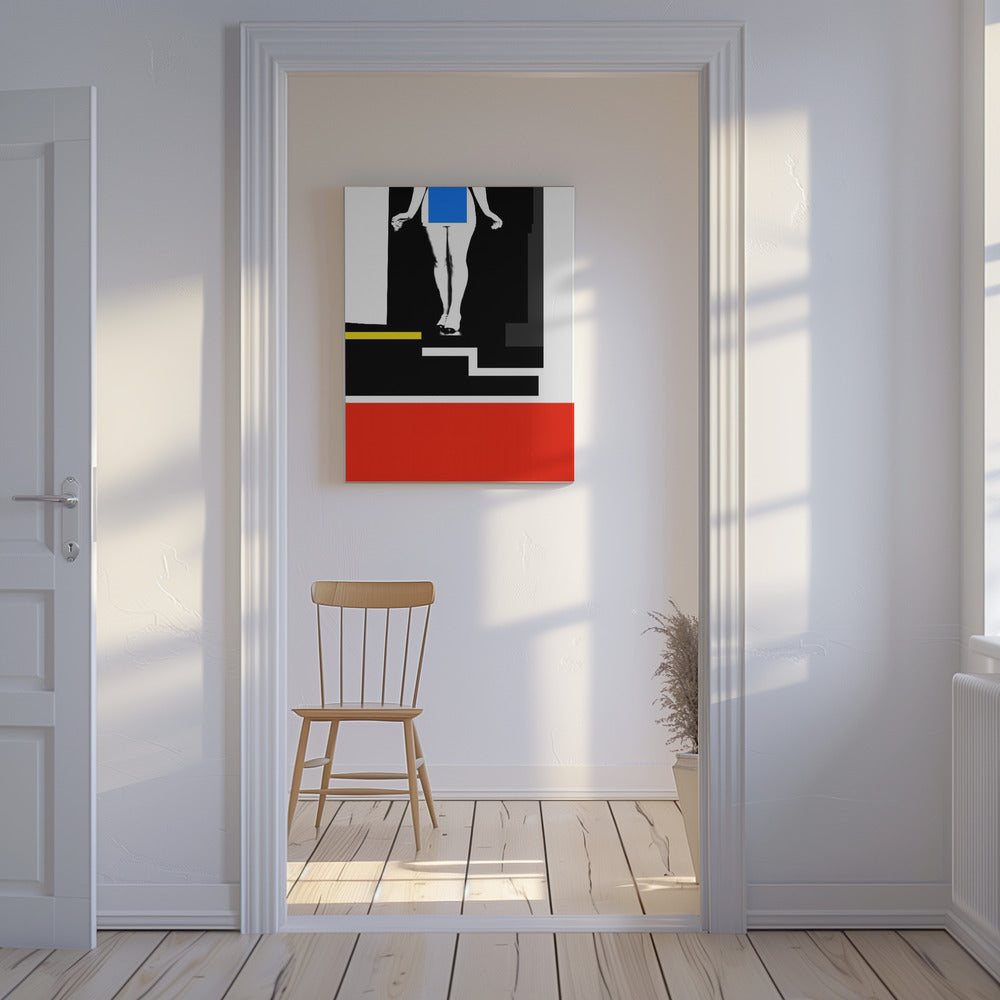 Photo Collage Lady No3 | Canvas