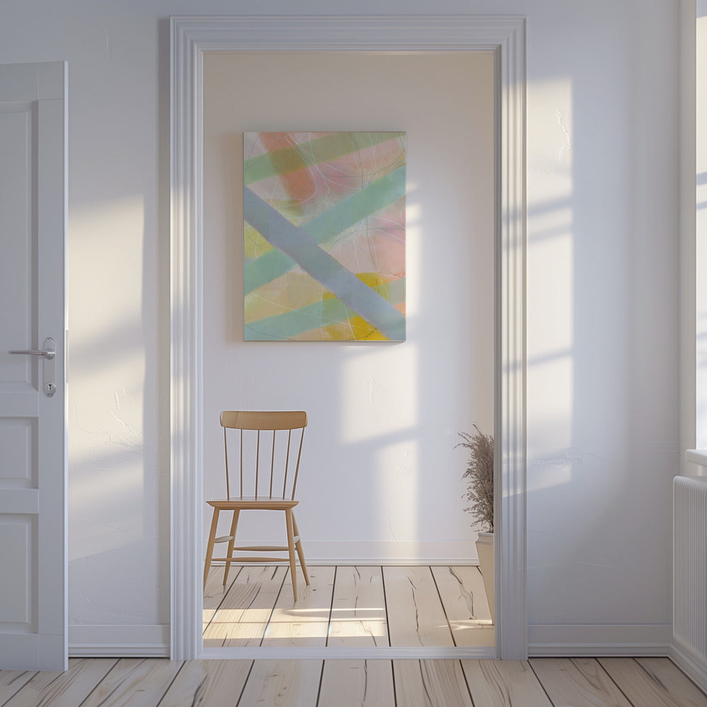 Soft Abstract Shapes 3 | Canvas
