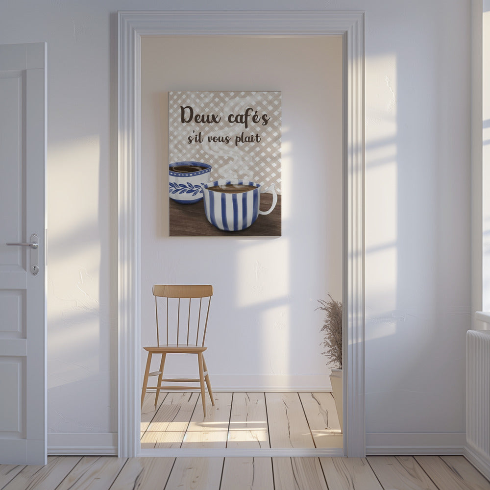Two coffees please | Canvas
