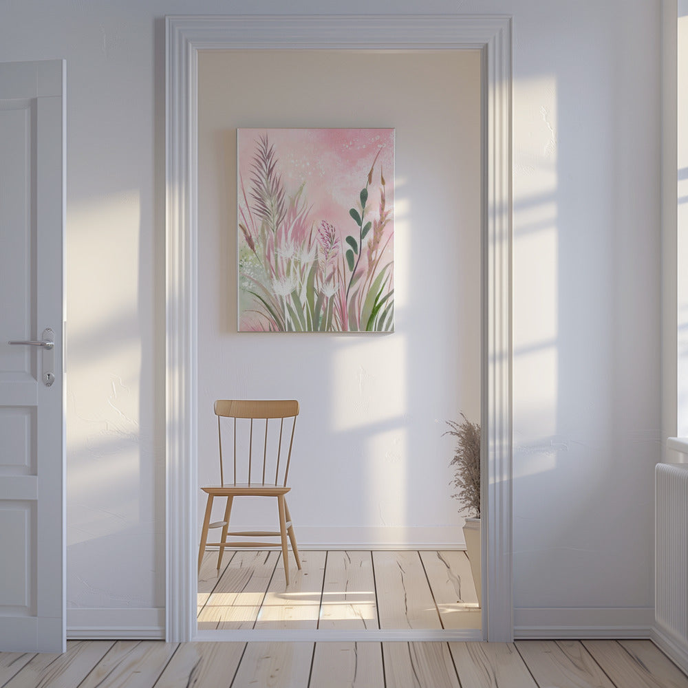 Pink and Green 32 | Canvas