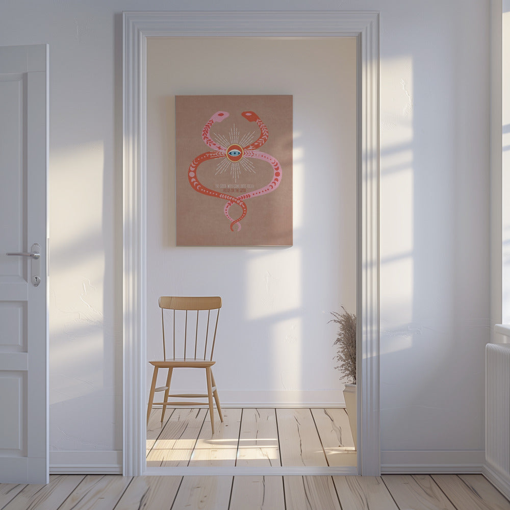 Serpent&#039;s Visionary Eye | Canvas