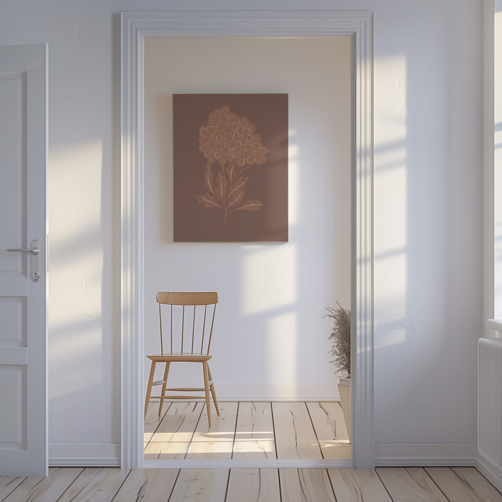 Mocha Bloom | Canvas
