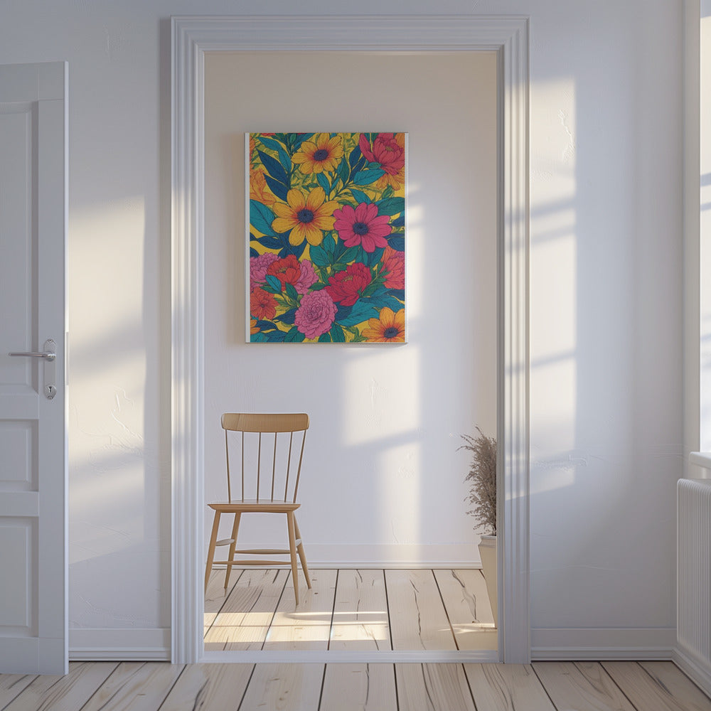 Vibrant Blooming | Canvas