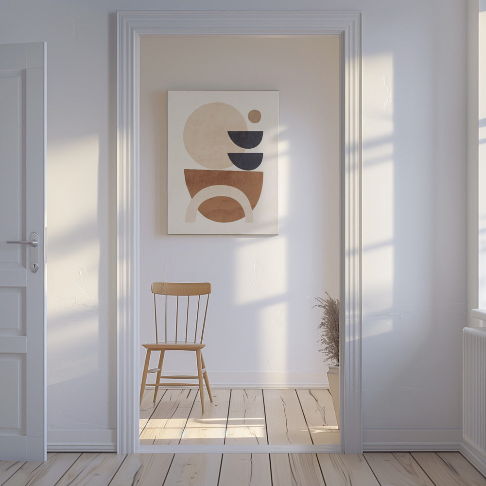 Abstract Minimal Shapes | Canvas