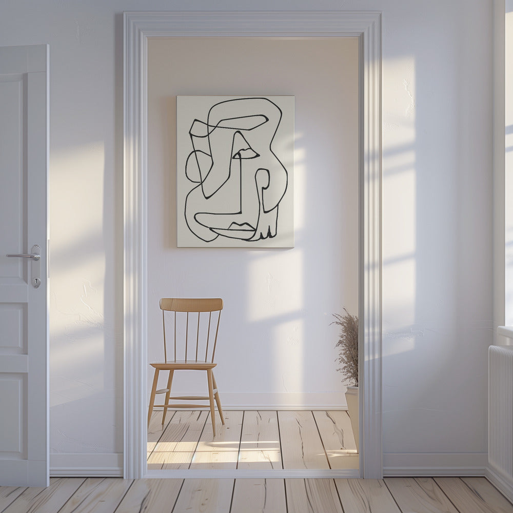 Abstract Line Art | Canvas