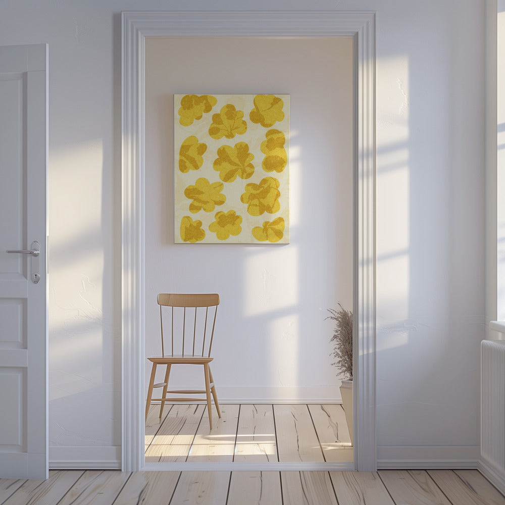 Golden Blooms | Canvas