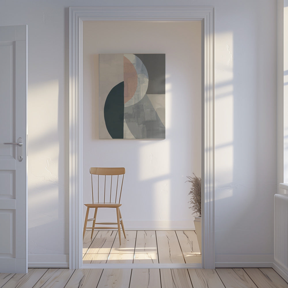 Geometric Forms And Muted Colors | Canvas