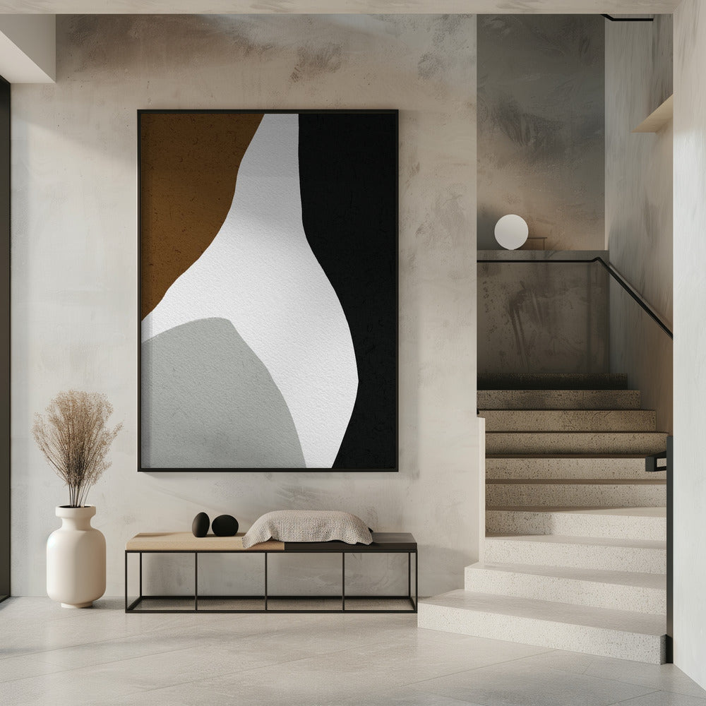 Organic Shapes and a Minimalistic Color Palette | Poster