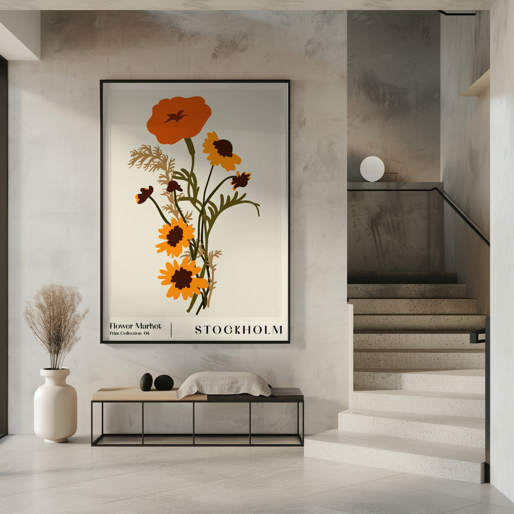 Flower Market. Stockholm | Poster