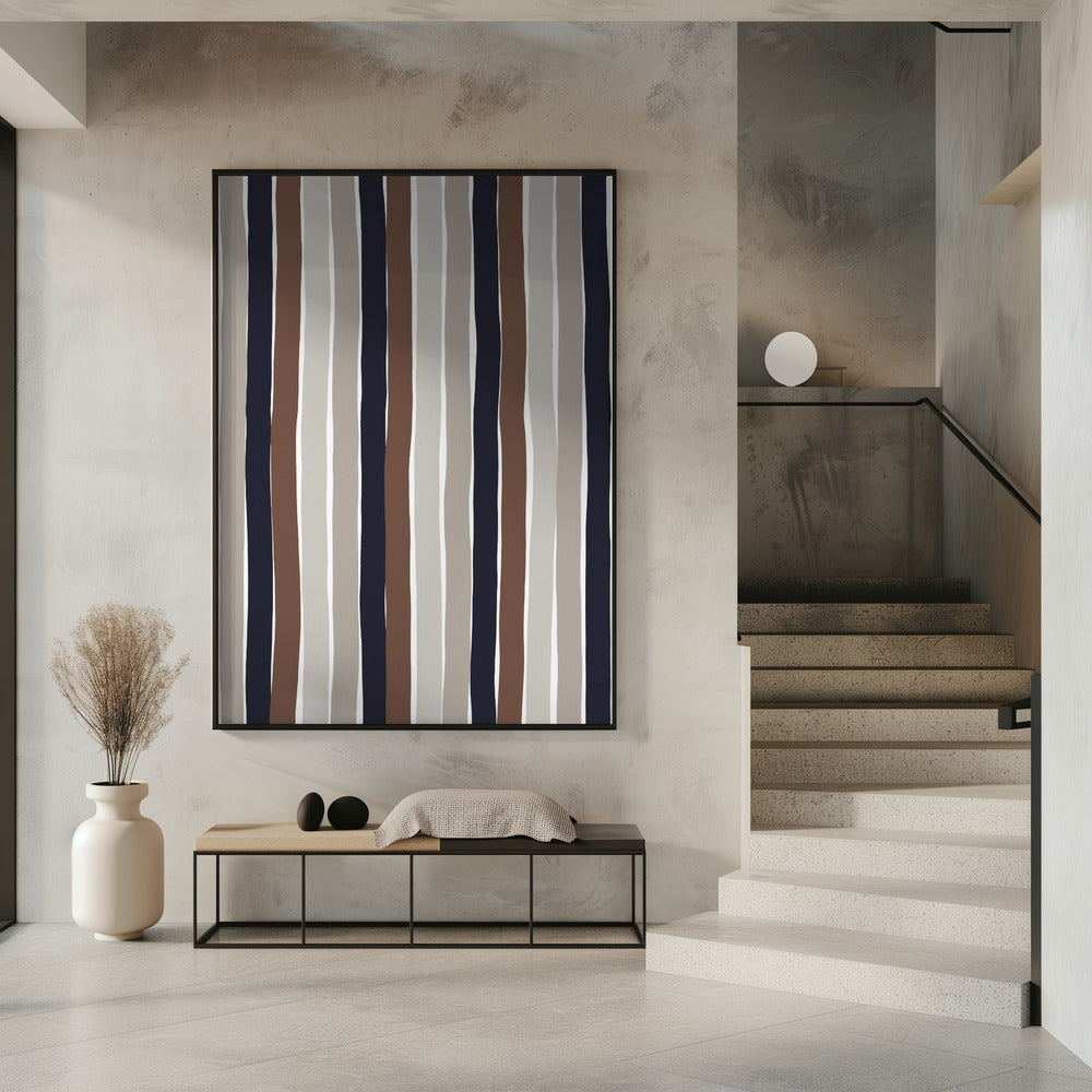 Wavy Earth Stripes | Poster