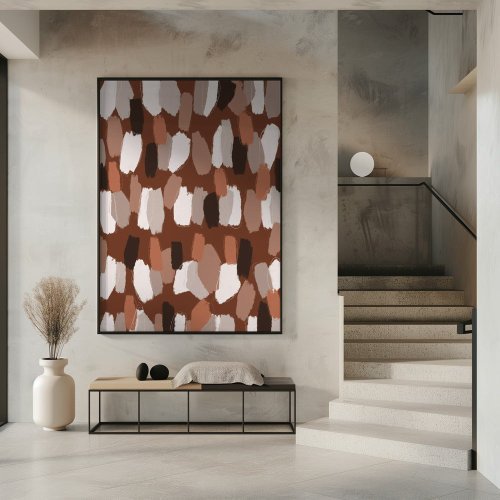 Earthy Brushstrokes | Poster