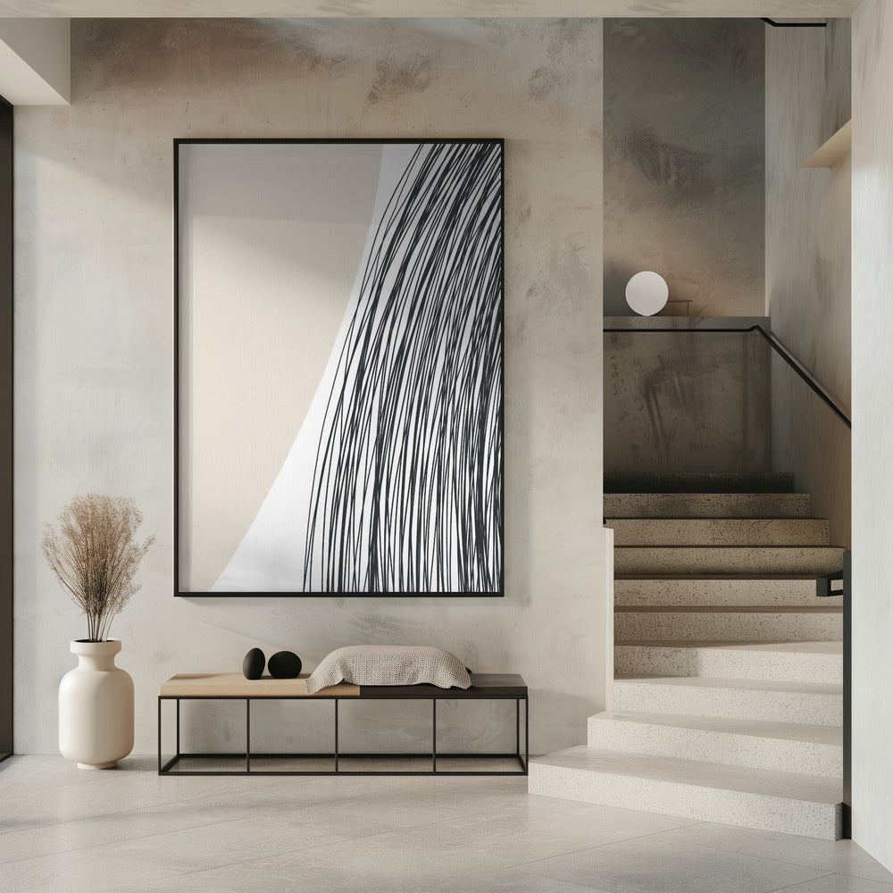 Curved Lines Harmony | Poster