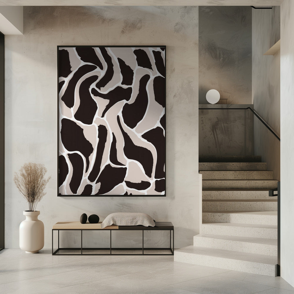 Monochrome Waves | Poster