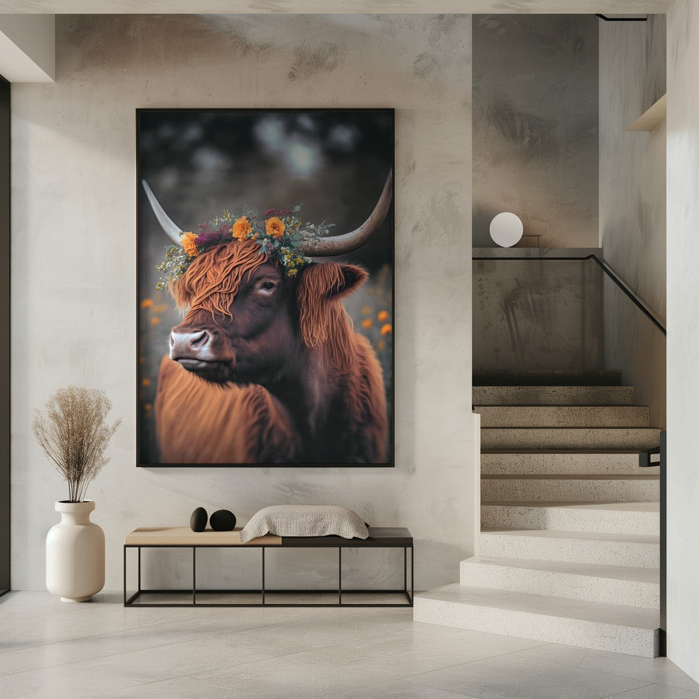 Majestic Blossom牛 | Poster