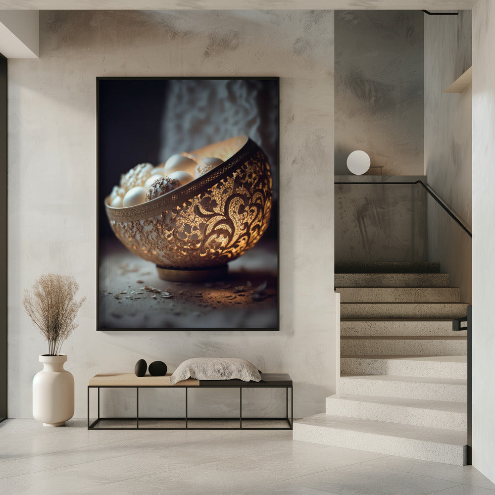 Luminous Lace Bowl | Poster
