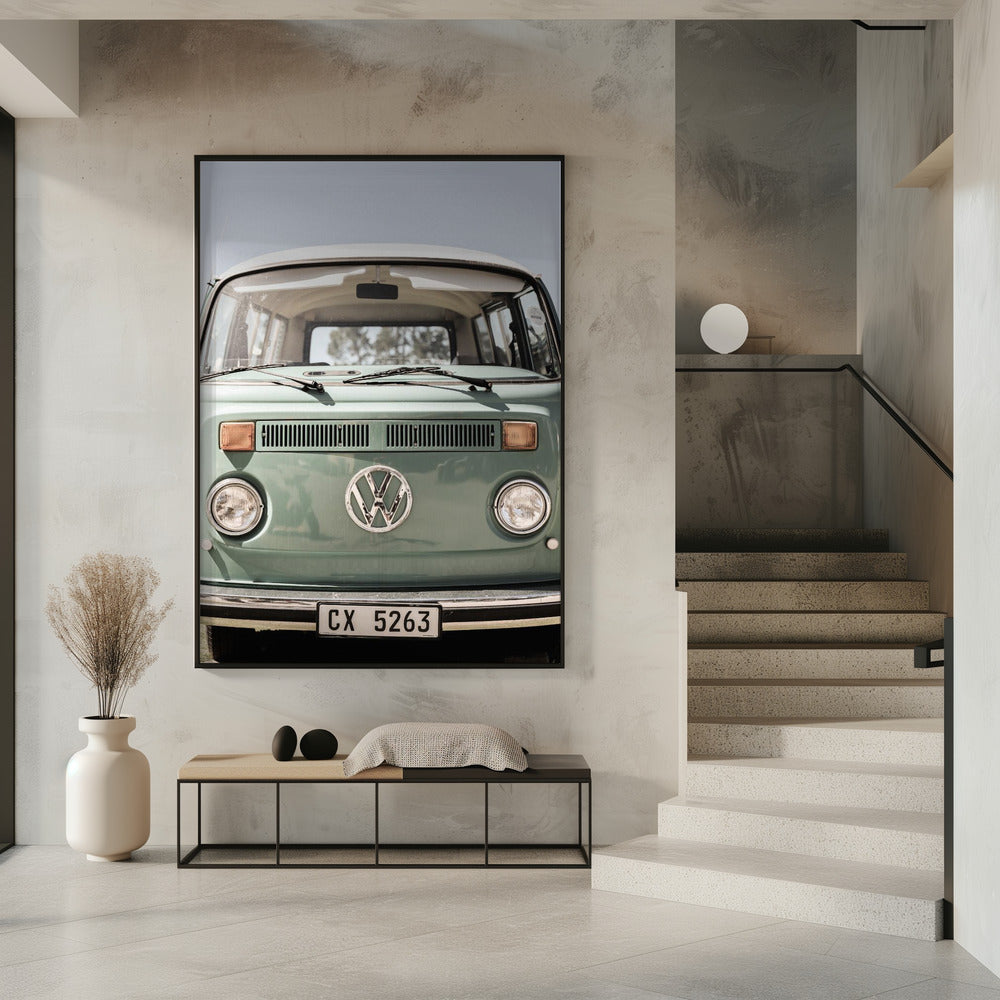 Classic Design In Soft Green Tones Cars | Poster