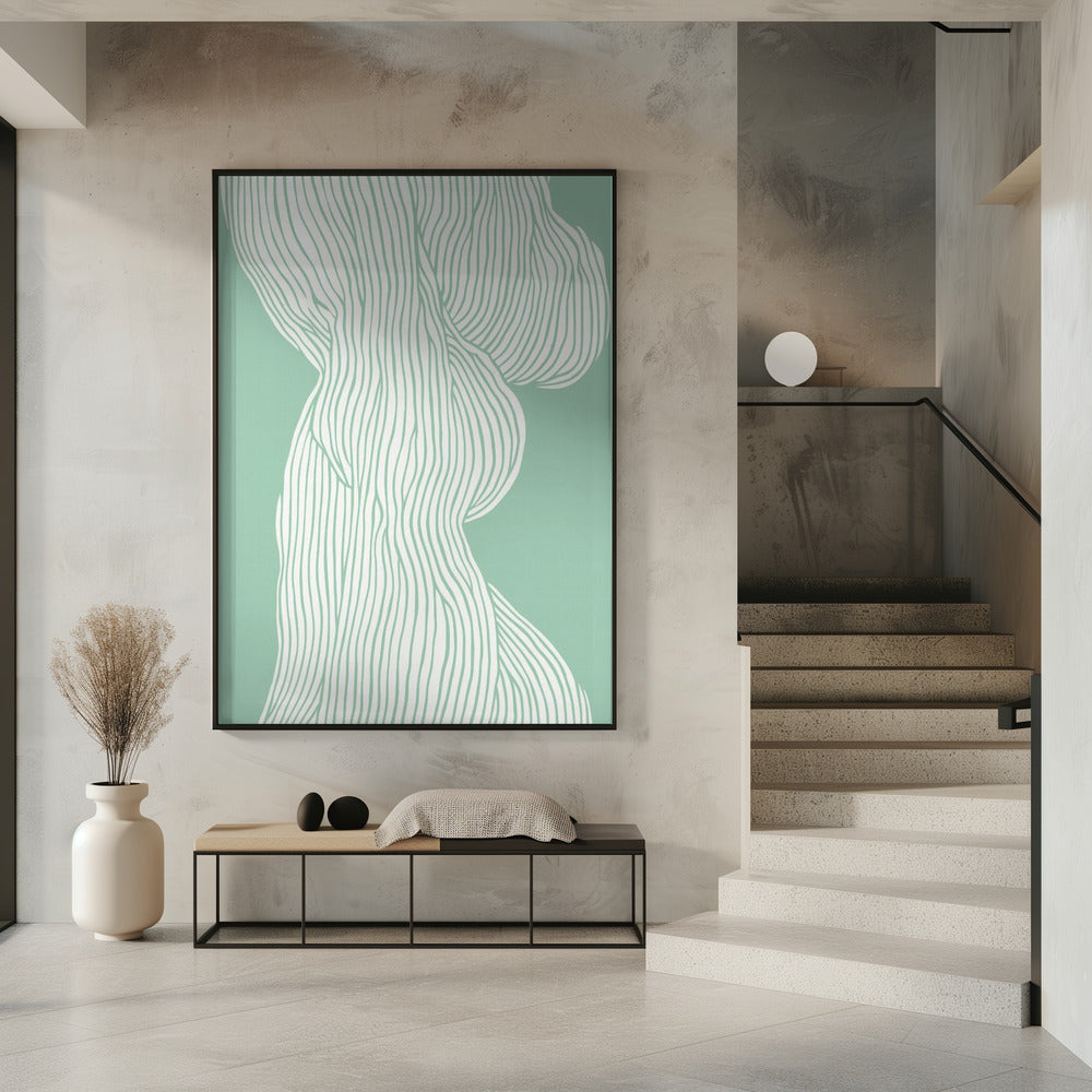 Flowing Line Elegance | Poster