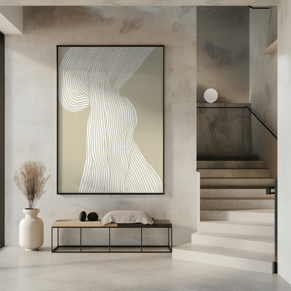 Flowing Lines Canvas | Poster