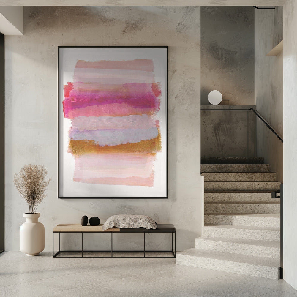 Abstract Brush Strokes 45 A1 | Poster