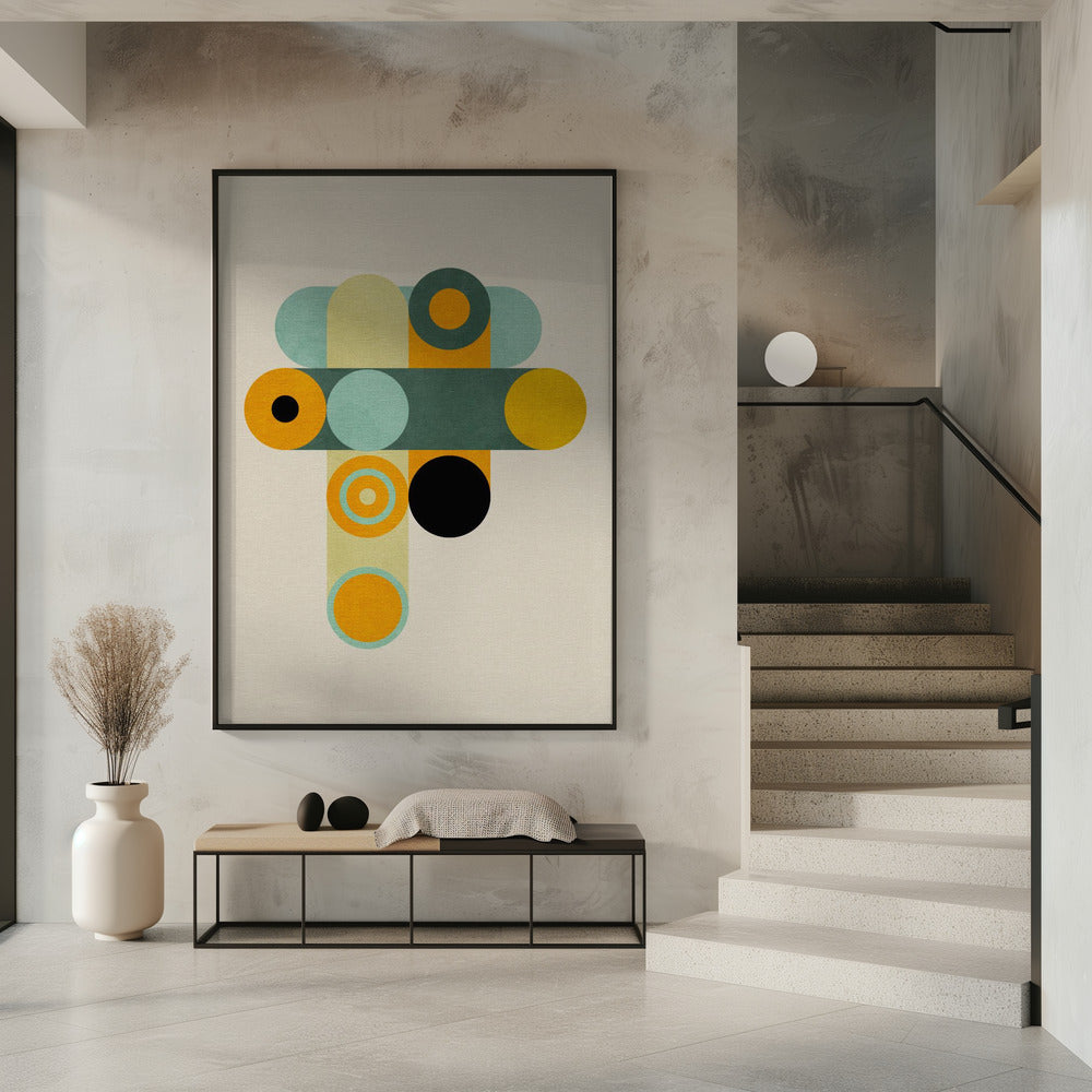 Rainbow Plus Shapes9 | Poster