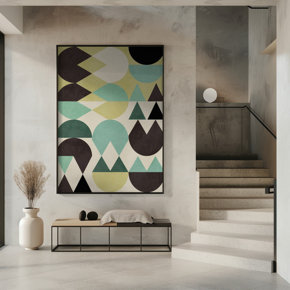Rainbow Plus Shapes6 | Poster