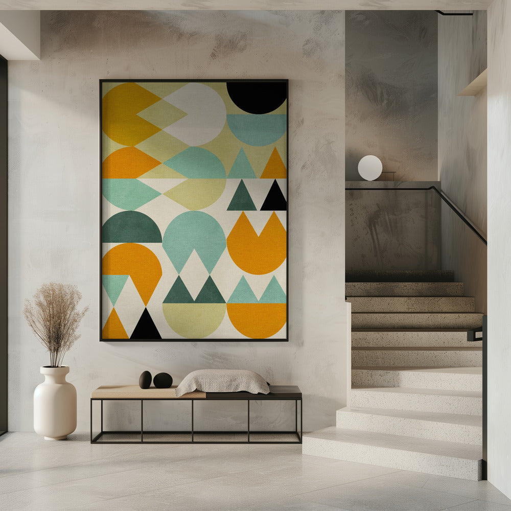 Rainbow Plus Shapes5 | Poster