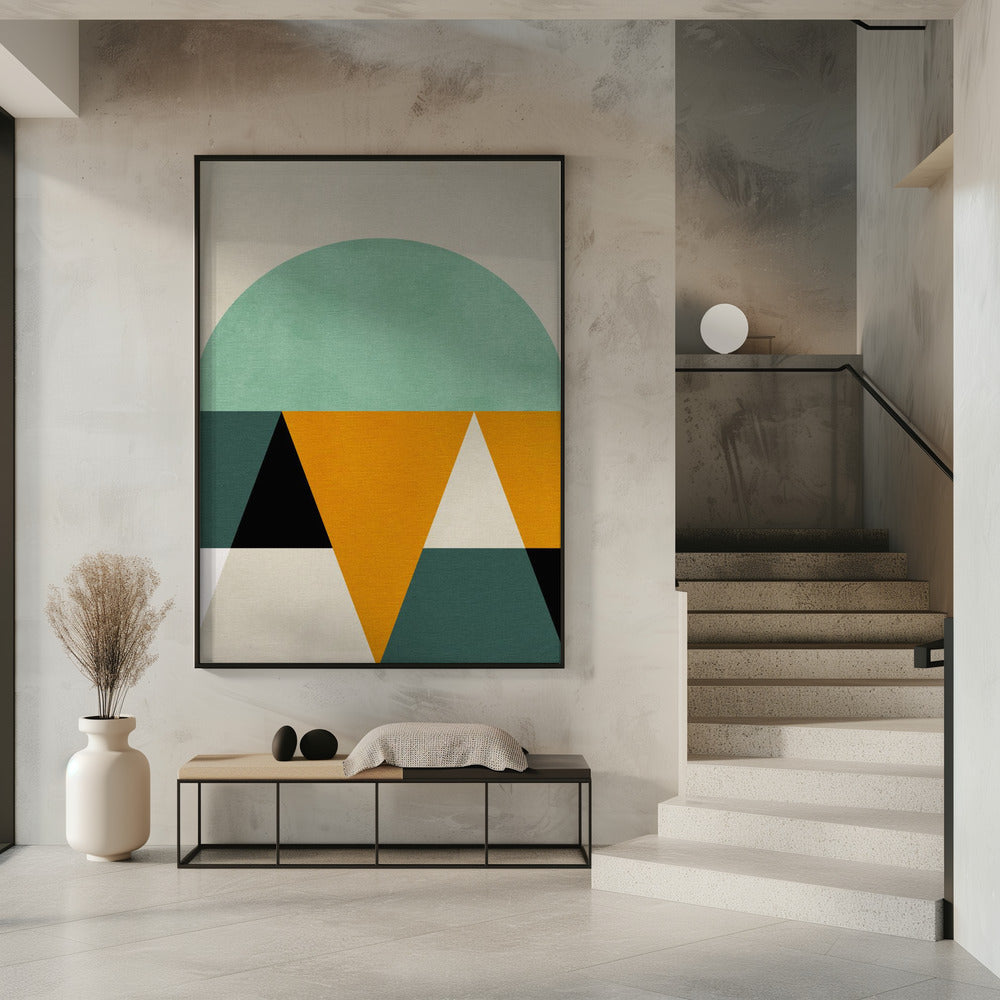 Rainbow Plus Shapes4 | Poster