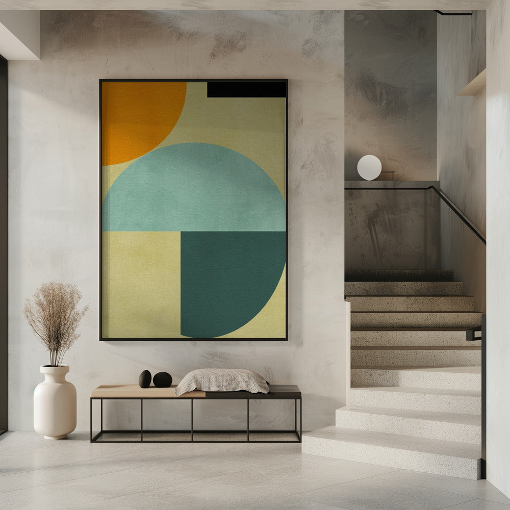 Rainbow Plus Shapes3 | Poster