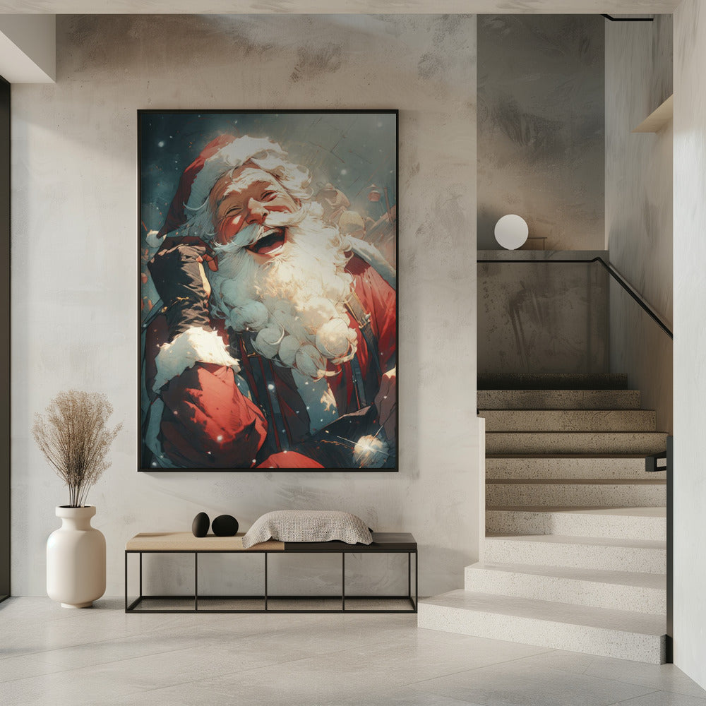 Jolly Santa&#039;s Call | Poster
