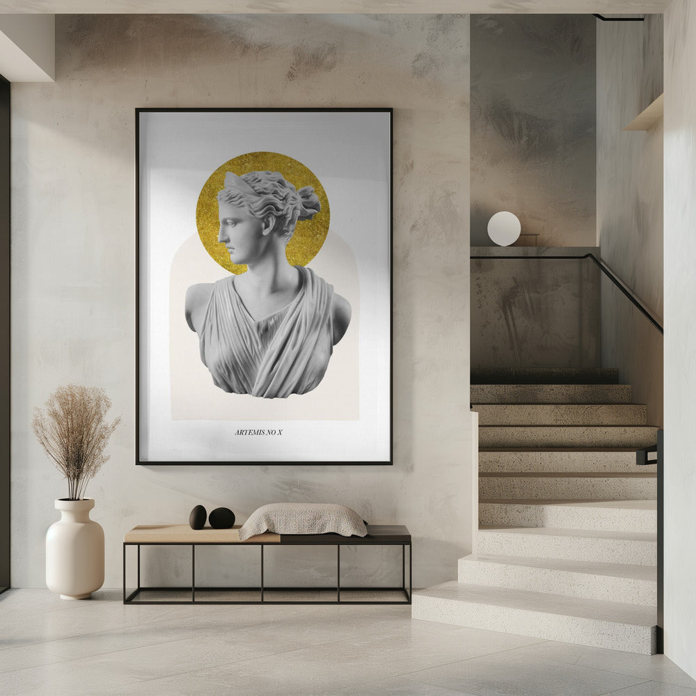Gold Artemis Goddess | Poster