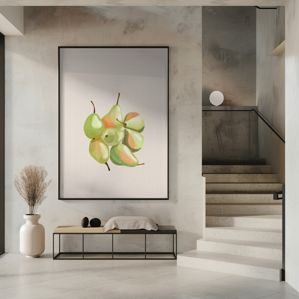 Seven pears | Poster
