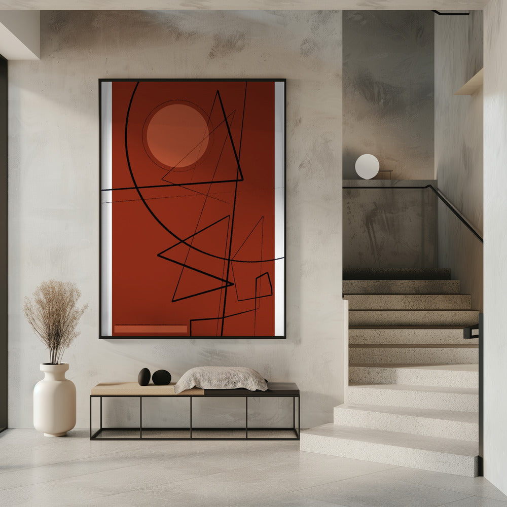 Crimson Geometry | Poster