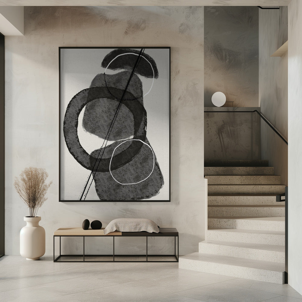 Monochrome Circles | Poster