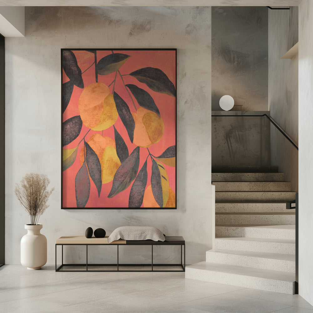 Vibrant Pear Grove | Poster