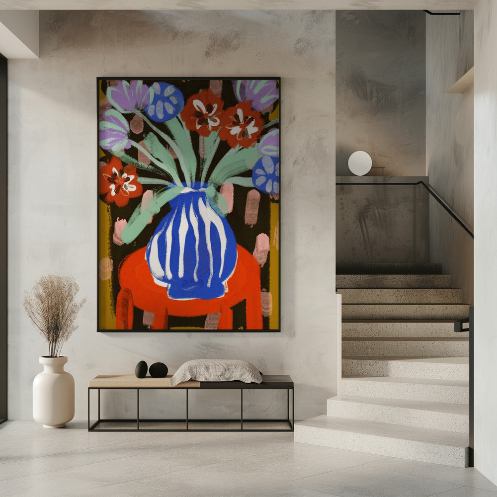 Vase of Joyful Blooms | Poster