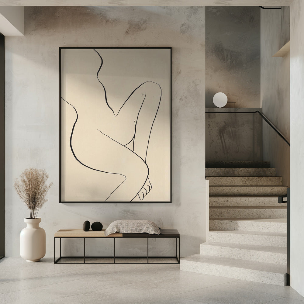 Elegant Minimalist Line Drawing | Poster