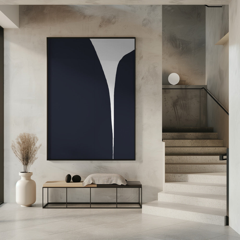 Minimalist Lines And A Striking Color Contrast | Poster