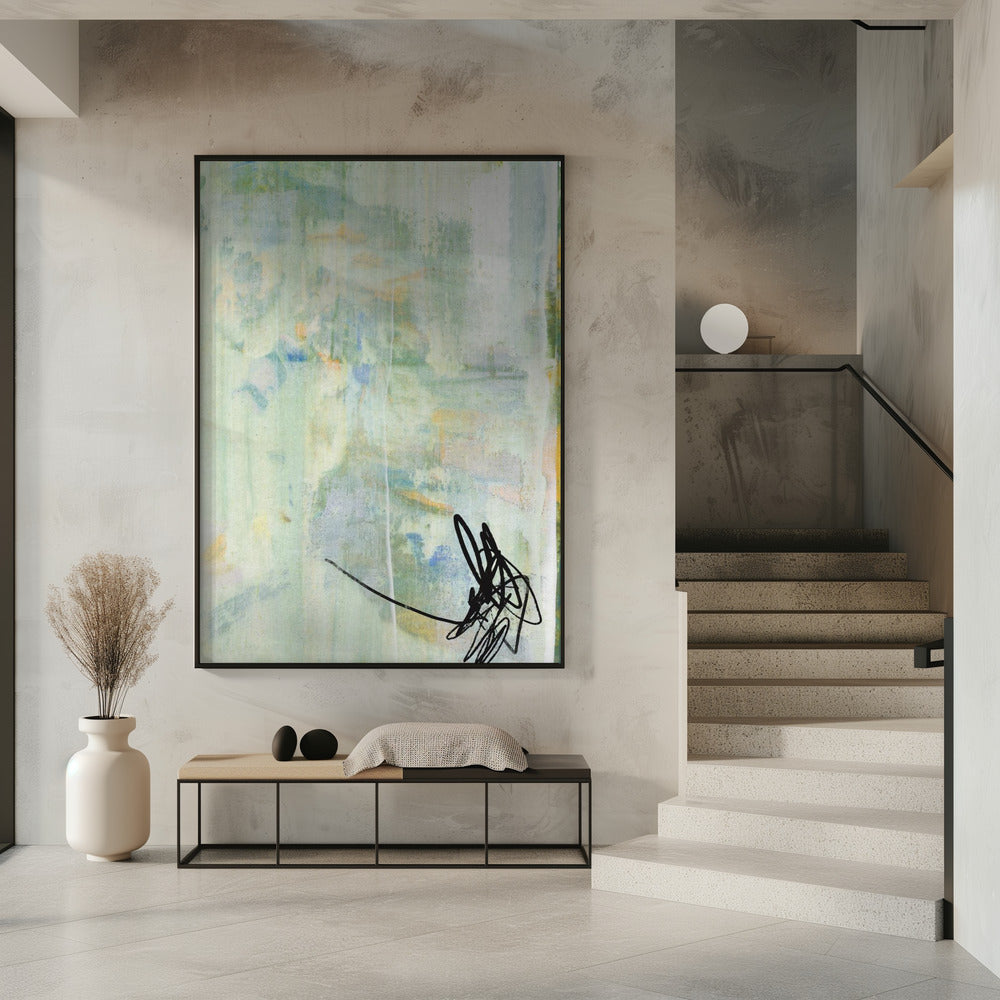 Pastel Colors And Bold Black Accents | Poster