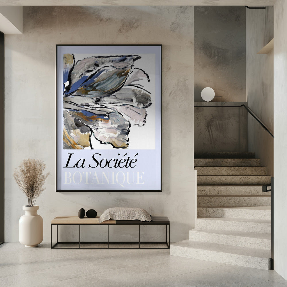 La Société Botanique Blueflower | Poster