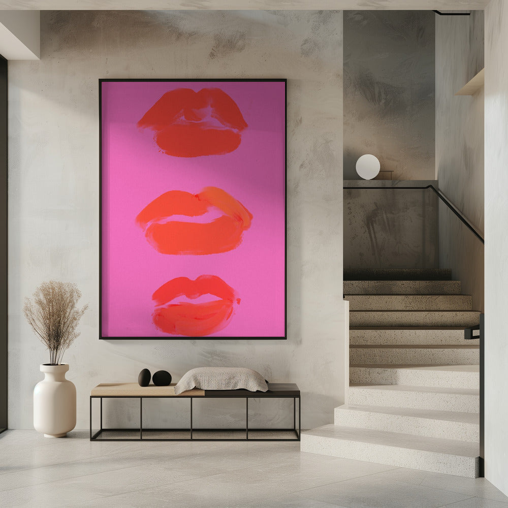 Neon Pout Series | Poster
