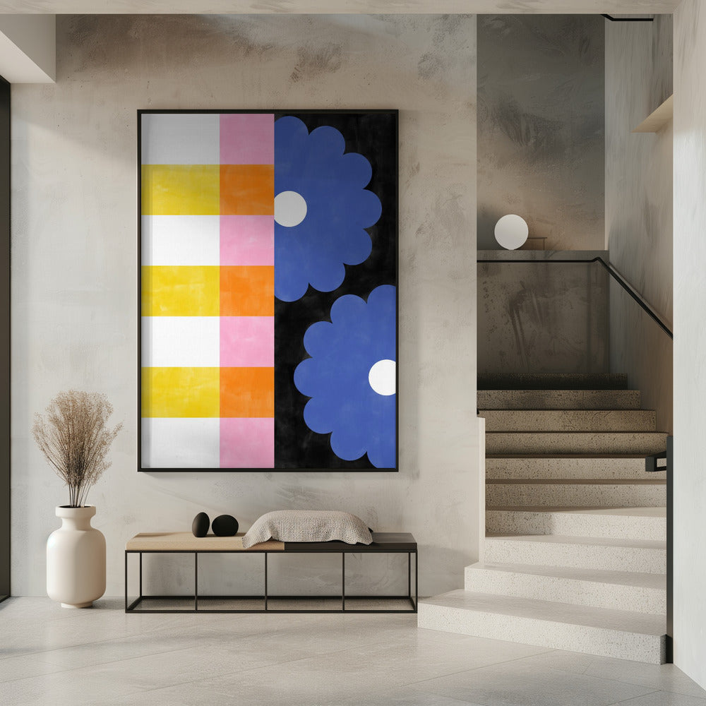 Floral Stripes | Poster
