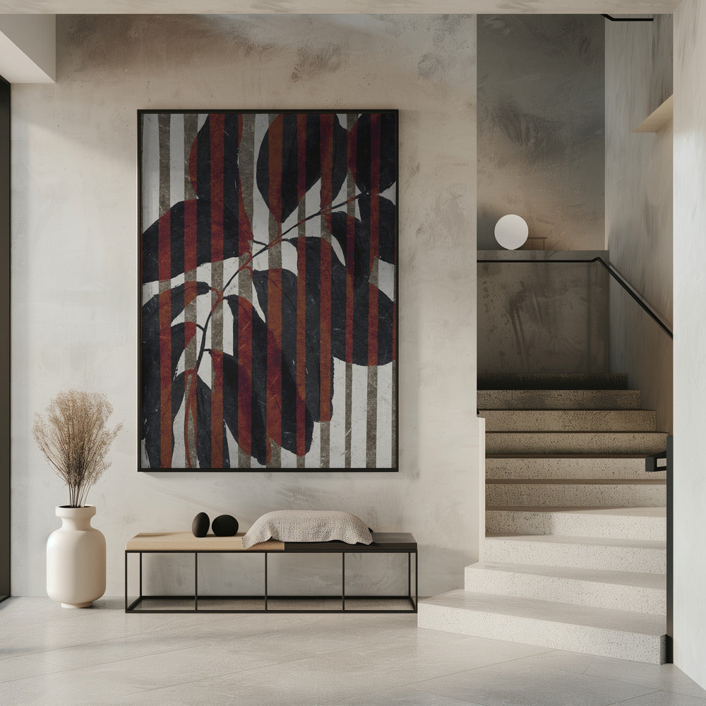 Striped Botanical | Poster