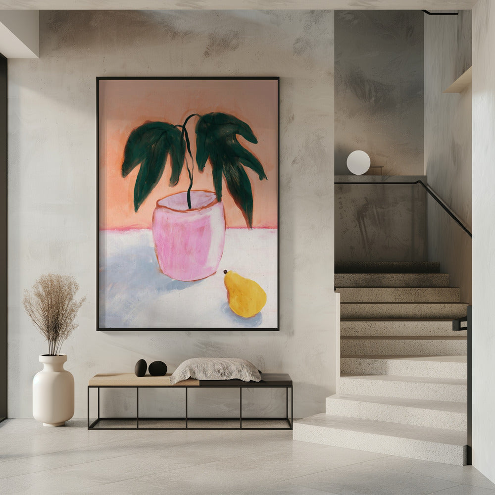 Pink Pot, Yellow Pear | Poster