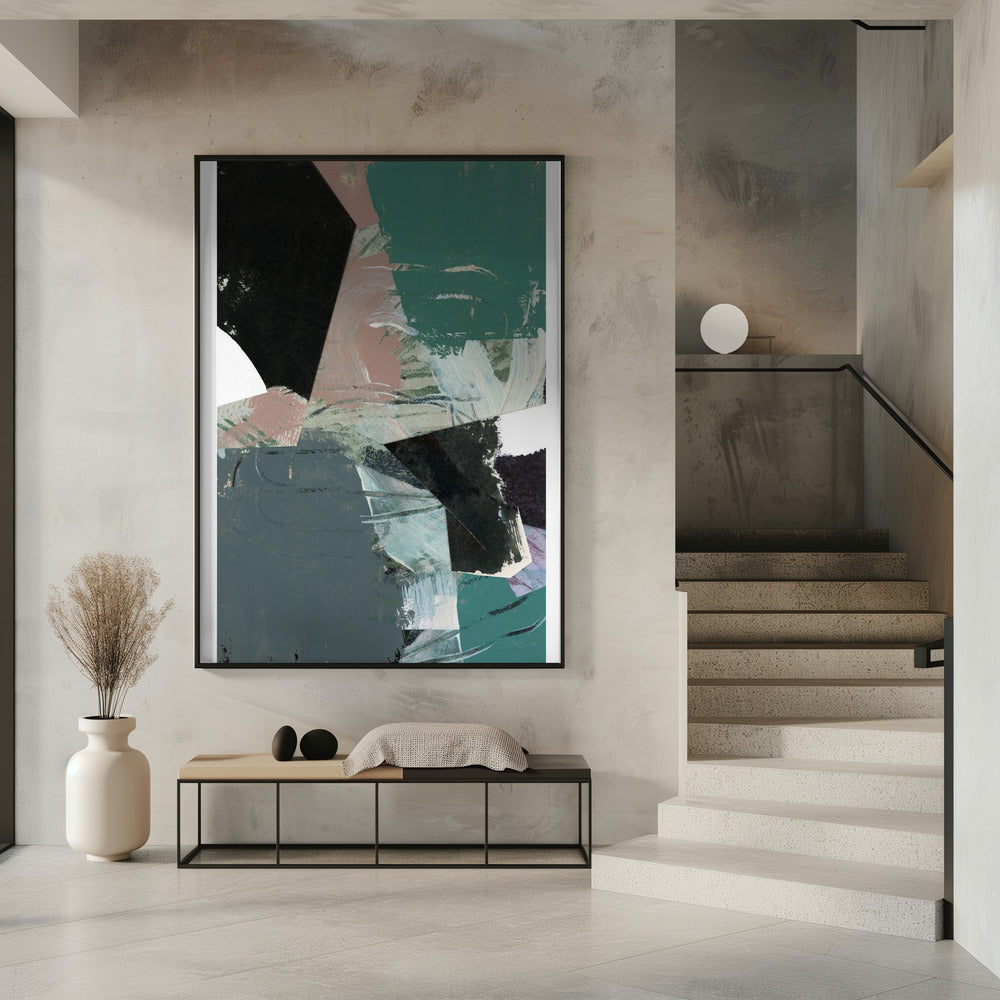 Blue Black Neutral White 3 | Poster