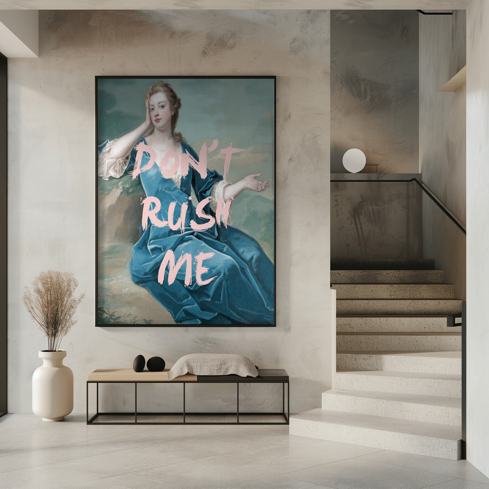Dontrushmeteal Ratio2x3 | Poster