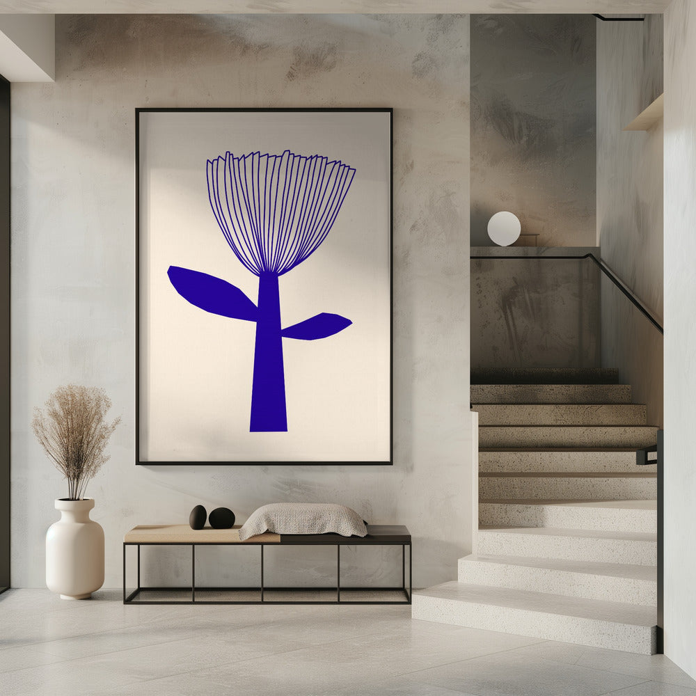 Flower Blue | Poster