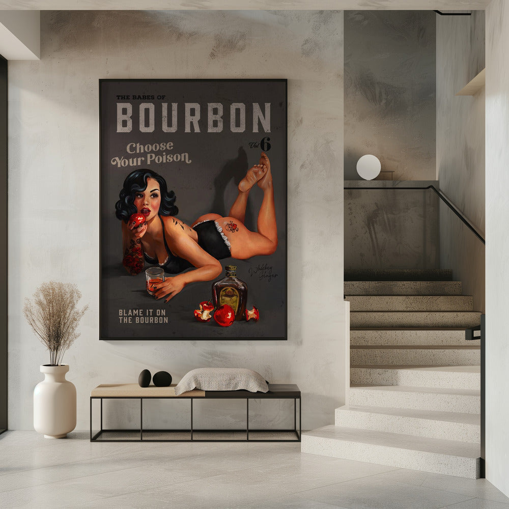 Babes of Bourbon Vol 6 Choose Your Poison Sexy Pinup | Poster