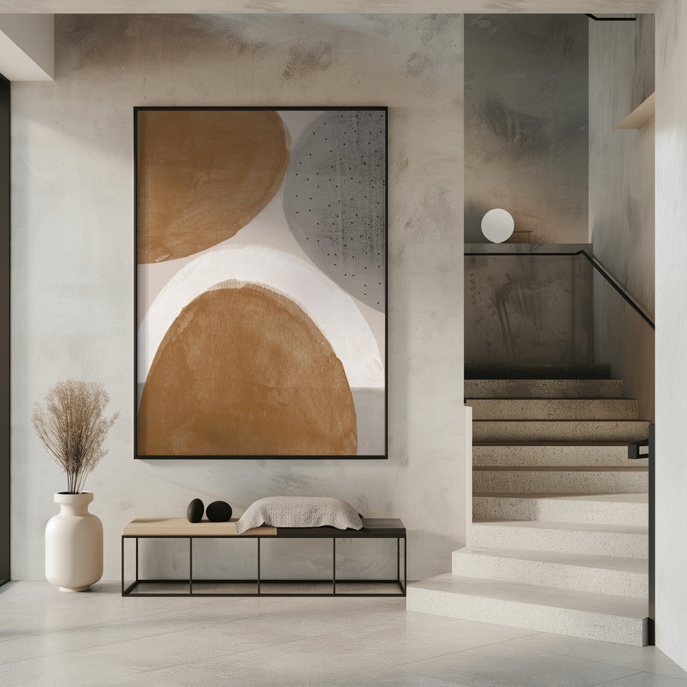 Earthy Shapes Harmony | Poster