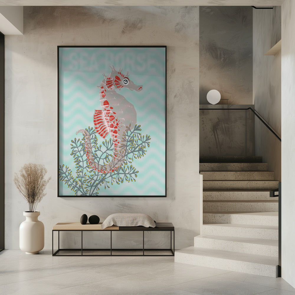 Sea life sea horse Neptune&#039;s joy | Poster